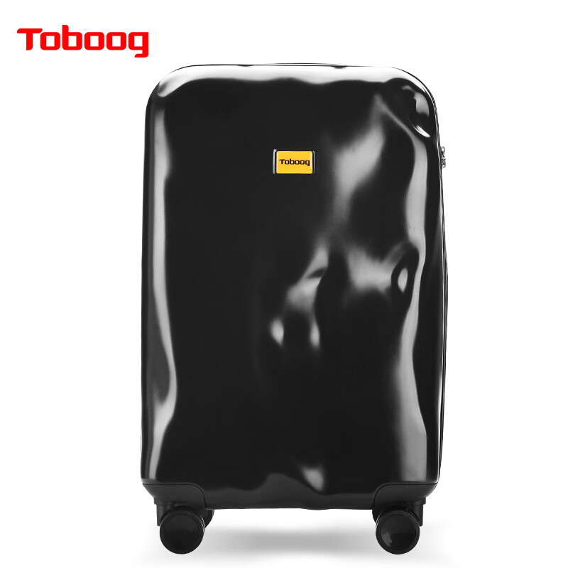【品質(zhì)行李箱】Toboog拉桿箱萬(wàn)向輪旅行箱男女托運(yùn)箱時(shí)尚行李箱20/24/26/29寸 拉鏈款 | 啞光黑 20寸