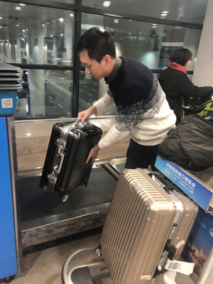 駐守機場的春運守望者:每天走一場&ldquo;微馬&rdquo;