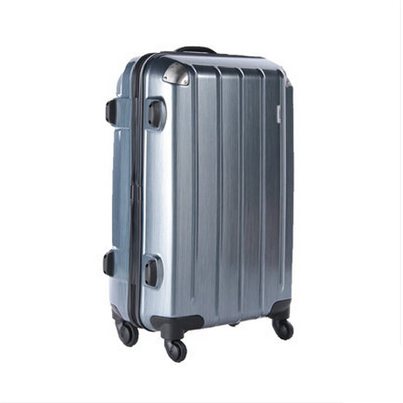 ilelin夏季新款男士商務箱出差旅行箱氣質拉桿箱 19.5寸24寸27寸萬向輪行李箱子 蘭色 27寸